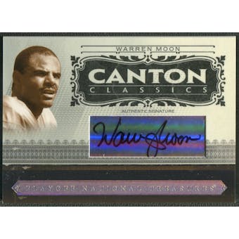 2006 Playoff National Treasures #WM Warren Moon Canton Classics Signature Auto #32/99