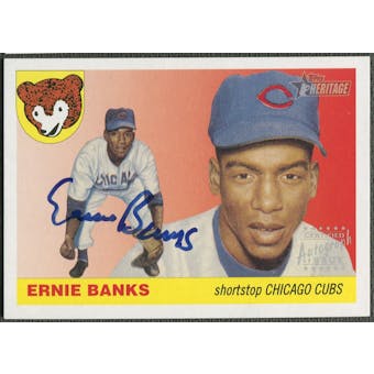 2004 Topps Heritage #EB Ernie Banks Real One Auto