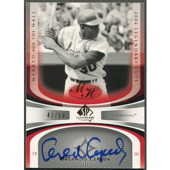 2004 SP Legendary Cuts #OC Orlando Cepeda Marked for the Hall Auto #41/50