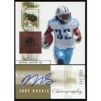 2007 Upper Deck SP Chirography #131 Michael Griffin RC Autograph /699