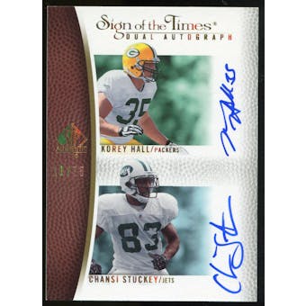 2007 Upper Deck SP Authentic Sign of the Times Duals #HS Korey Hall/Chansi Stuckey Autograph /75