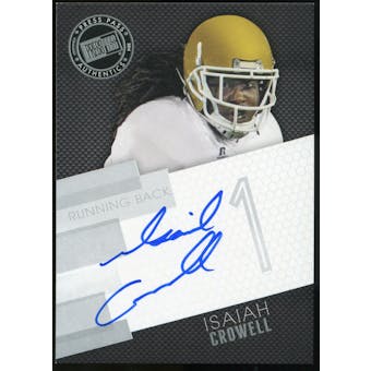 2014 Press Pass Autographs Silver #IC Isaiah Crowell Autograph