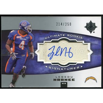 2007 Upper Deck Ultimate Collection #150 Legedu Naanee RC Autograph /250