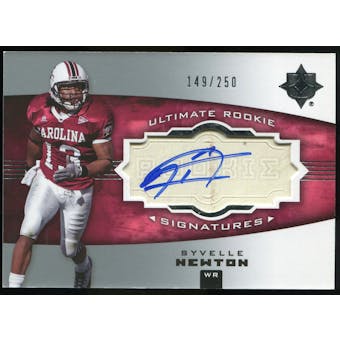 2007 Upper Deck Ultimate Collection #157 Syvelle Newton RC Autograph /250