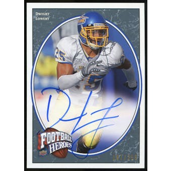 2008 Upper Deck Heroes Autographs Blue #140 Dwight Lowery Autograph /250