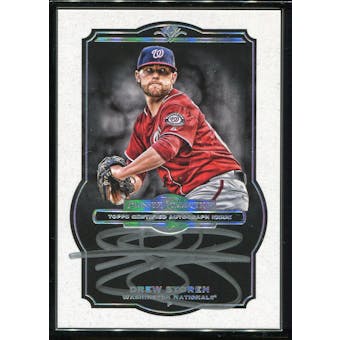 2013 Topps Museum Collection Framed Museum Collection Autographs Black #DS Drew Storen 1/5