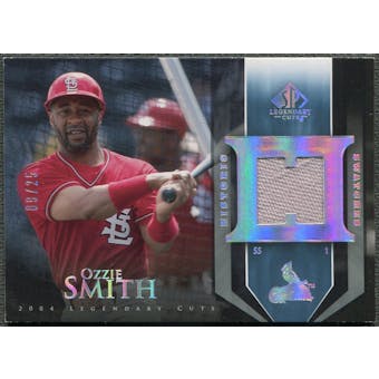 2004 SP Legendary Cuts #OS Ozzie Smith Historic Swatches Jersey #09/25