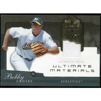 2005 Upper Deck Ultimate Collection Materials #BC Bobby Crosby Jersey /25
