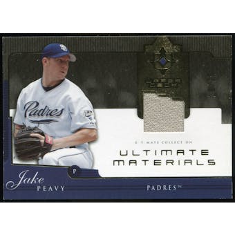 2005 Upper Deck Ultimate Collection Materials #JP Jake Peavy Jersey /25