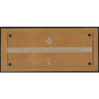 2003/04 Upper Deck Exquisite Basketball EMPTY Box