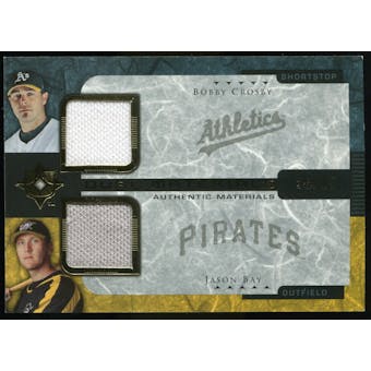 2005 Upper Deck Ultimate Collection Dual Materials #CB Bobby Crosby/Jason Bay Jersey /15