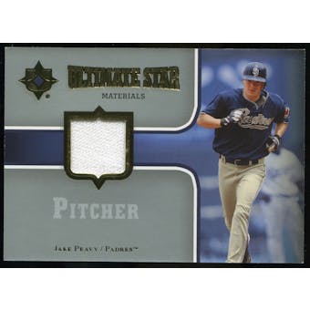 2007 Upper Deck Ultimate Collection Ultimate Star Materials #PE2 Jake Peavy