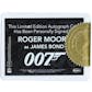 2014 Rittenhouse James Bond Archives Case Exclusives #RMG Roger Moore Gold Autograph 6 Case Incentive