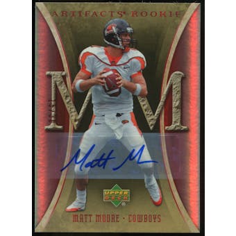 2007 Upper Deck Artifacts Rookie Autographs #134 Matt Moore Autograph /30
