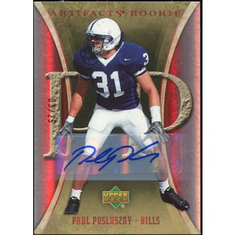 2007 Upper Deck Artifacts Rookie Autographs #190 Paul Posluszny Autograph 3/25