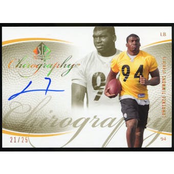 2007 Upper Deck SP Authentic Chirography Gold #CALT Lawrence Timmons Autograph /25