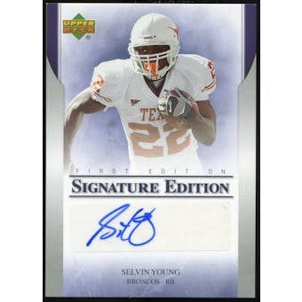 2007 Upper Deck First Edition Autographs #SESY Selvin Young Autograph