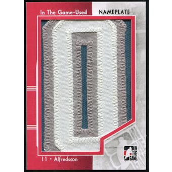 2013-14 In the Game ITG Used Nameplates #NP388 Daniel Alfredsson 1/1