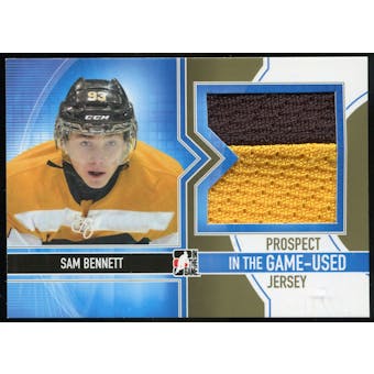 2013-14 In the Game ITG Used Prospect Game Used Jerseys Gold #PJ01 Sam Bennett /10