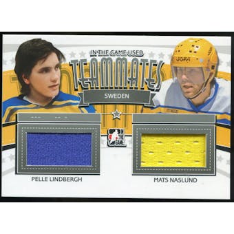 2013-14 In the Game ITG Used Teammates Jerseys Silver #TM28 Pelle Lindbergh/Mats Naslund* /20