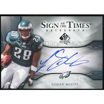 2009 Upper Deck SP Authentic Sign of the Times #STLS LeSean McCoy Autograph