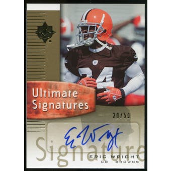2007 Upper Deck Ultimate Collection Ultimate Signatures #USEW Eric Wright Autograph