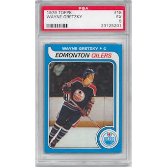 1979/80 Topps Hockey #18 Wayne Gretzky Rookie PSA 5 (EX) *5201