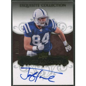 2008 Exquisite Collection #128 Jacob Tamme Rookie Auto #073/150