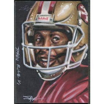 2013 Leaf Best of Football #82 Jerry Rice Sketch #1/1