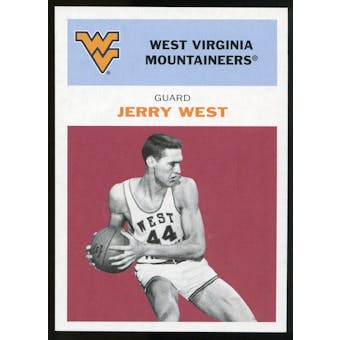 2011/12 Upper Deck Fleer Retro 1961-62 #JW2 Jerry West Dark Red