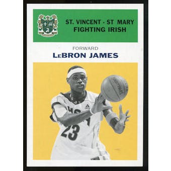 2011/12 Upper Deck Fleer Retro 1961-62 #LJ5 LeBron James Yellow