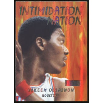 2011/12 Upper Deck Fleer Retro Intimidation Nation #5 Hakeem Olajuwon