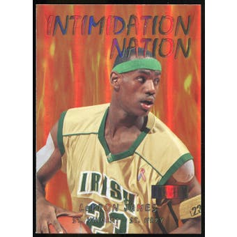 2011/12 Upper Deck Fleer Retro Intimidation Nation #20 LeBron James