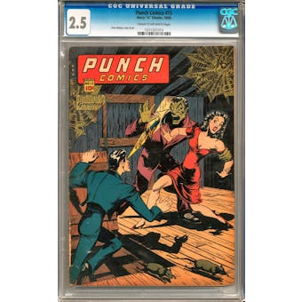 Punch Comics #15 CGC 2.5 (C-OW) *1211321013*