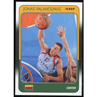 2011/12 Upper Deck Fleer Retro 1988-89 #JV Jonas Valanciunas