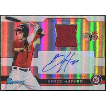 2011 Bowman Draft #BHAR1A Bryce Harper Rookie Relic Jersey Auto #41/69