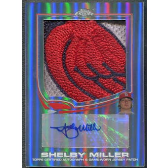 2013 Topps Chrome #80 Shelby Miller Rookie Patch Auto #09/10