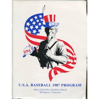 1987 USA Baseball Program (Tino Matinez Frank Thomas)