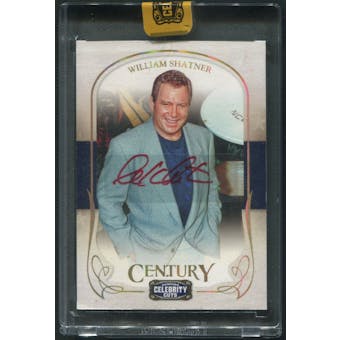 2008 Celebrity Cuts #95 William Shatner Century Signature Gold Auto #1/1