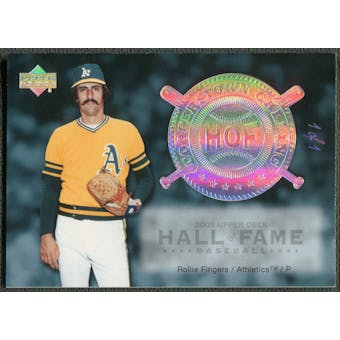 2005 Upper Deck Hall of Fame #RF1 Rollie Fingers Cooperstown Calling Rainbow #1/1