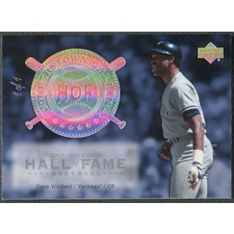 2005 Upper Deck Hall of Fame #DW1 Dave Winfield Cooperstown Calling Rainbow #1/1
