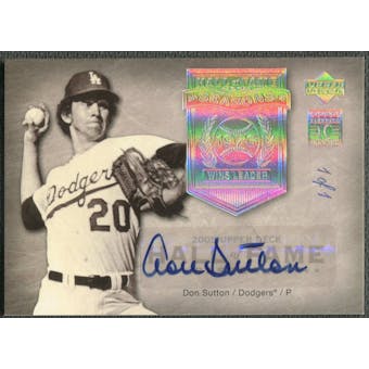 2005 Upper Deck Hall of Fame #DS1 Don Sutton Seasons Rainbow Auto #1/1