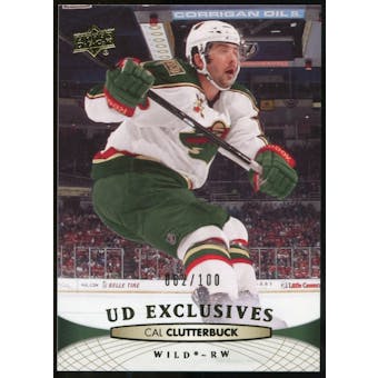 2011/12 Upper Deck Exclusives #107 Cal Clutterbuck /100