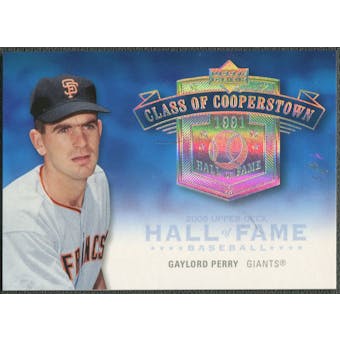 2005 Upper Deck Hall of Fame #GP1 Gaylord Perry Class of Cooperstown Rainbow #1/1
