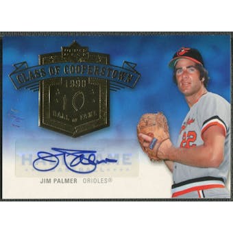 2005 Upper Deck Hall of Fame #JP2 Jim Palmer Class of Cooperstown Rainbow Auto #1/1