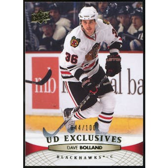 2011/12 Upper Deck Exclusives #164 Dave Bolland /100