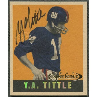 1997 Leaf Reproductions #22 Y.A. Tittle Auto #289/500