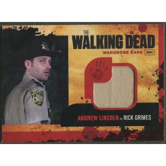 2011 The Walking Dead #M1 Andrew Lincoln as Rick Grimes Wardrobe Memorabilia