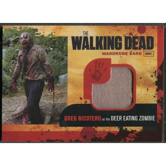 2011 The Walking Dead #M13 Deer Eating Zombie Wardrobe Memorabilia