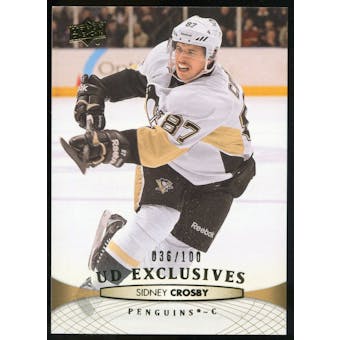2011/12 Upper Deck Exclusives #301 Sidney Crosby /100